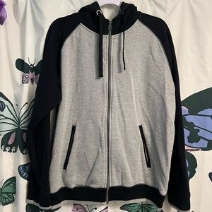 Vintage Y2K headphone hole zip up sweatshirt